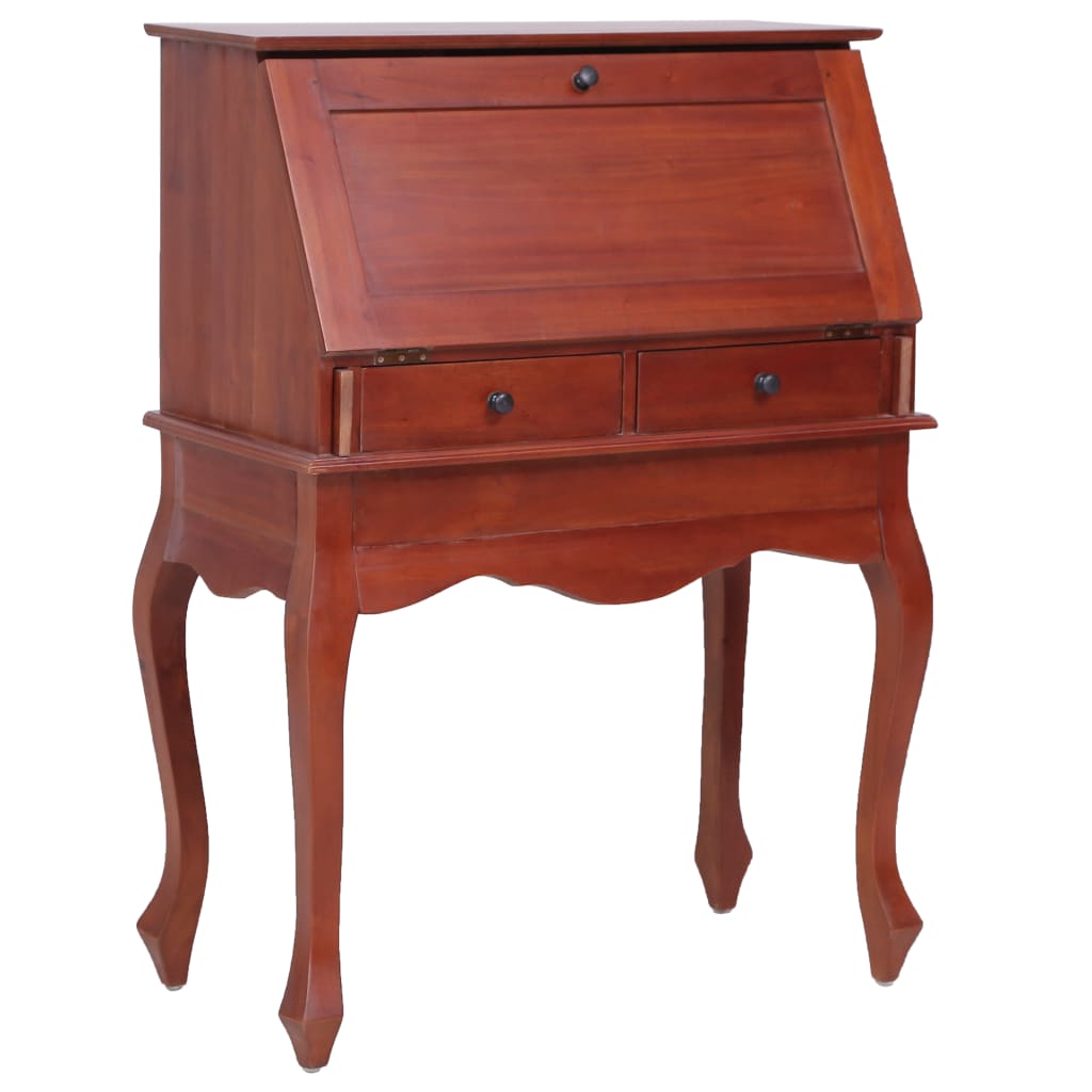 Secretary-Desk-Brown-307quotx165quotx406quot-Solid-Mahogany-Wood-1969128-1