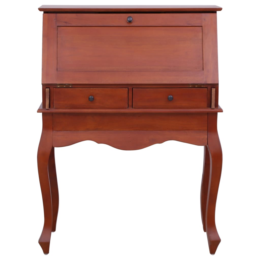 Secretary-Desk-Brown-307quotx165quotx406quot-Solid-Mahogany-Wood-1969128-4