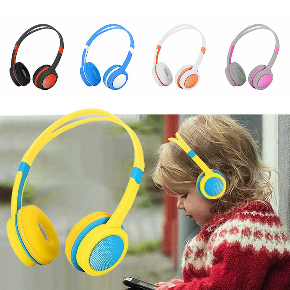 Bakeey-Cute-Kids-Over-Ear-Stereo-Wired-Safely-Headphones-Adjustable-Headband-Computer-Tablet-Kid-Bab-1682031-1
