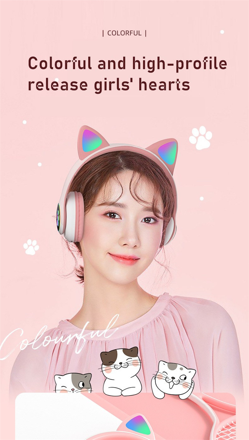 Bakeey-STN-28-Over-Ear-Gaming-bluetooth-50-Headset-Glowing-Cat-Ear-Headphones-Foldable-Wireless-Earp-1914710-8