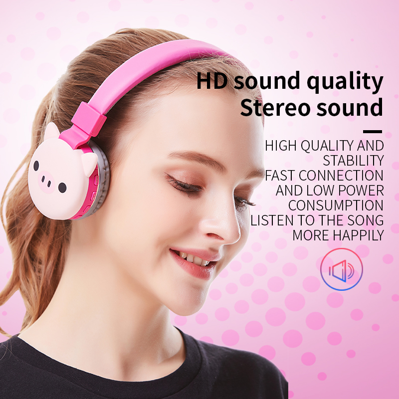 Bakeey-bluetooth-V50-Headphones-HD-Stereo-TF-Card-Wireless-Foldable-Headset-Cartoon-Animal-Rabbit-Ca-1808678-2