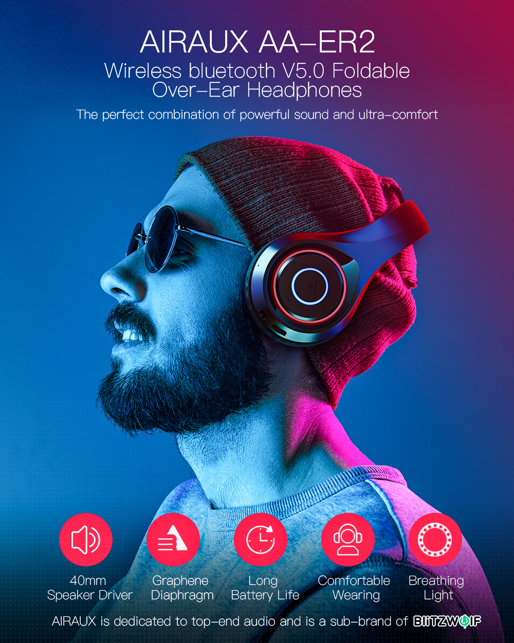 BlitzWolfreg-AIRAUX-AA-ER2-bluetooth-V50-Graphene-Headphone-with-Breathing-Light-40mm-Dynamic-Driver-1720779-1