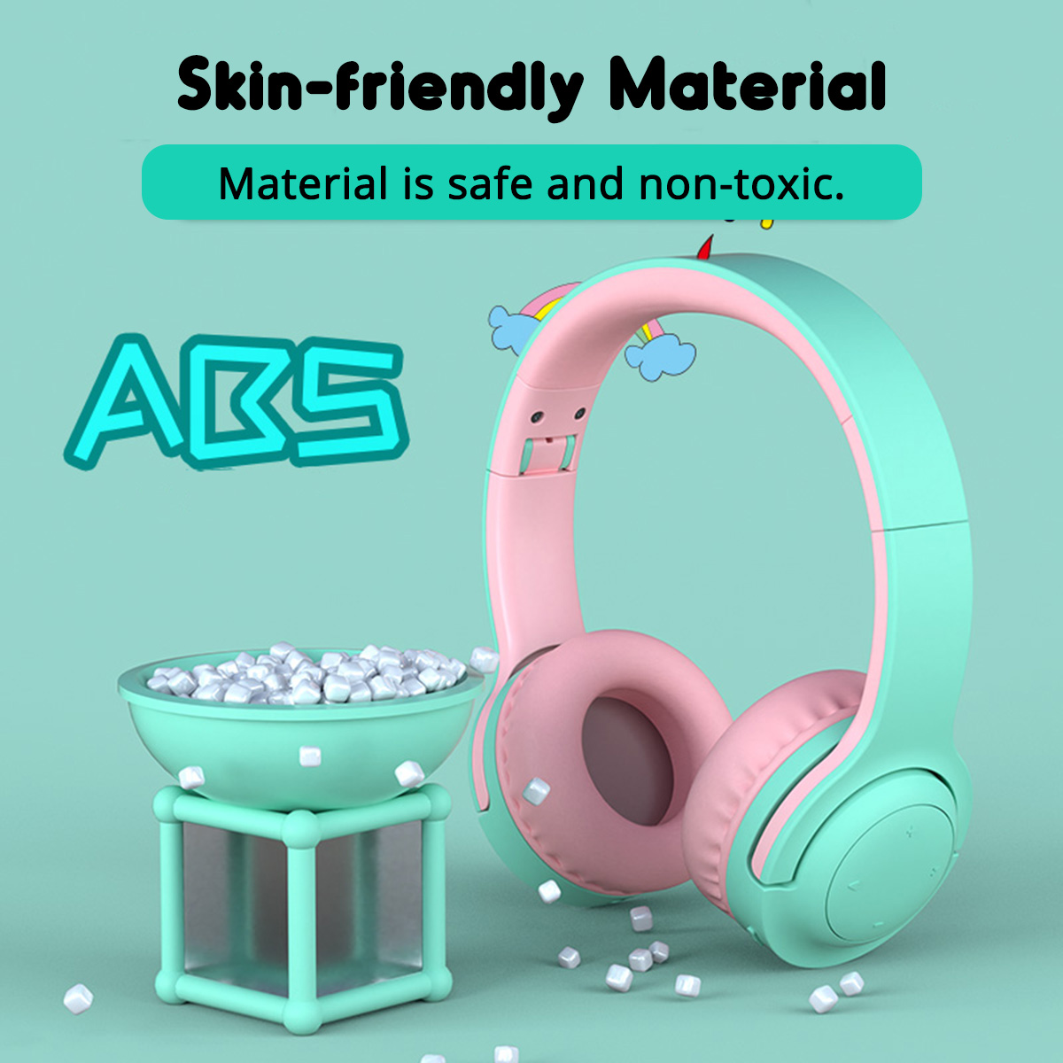 Picun-E3-Portable-Foldable-Kids-Headphone-bluetooth-Wireless-Headset-Built-in-Mic-with-Type-C-Chargi-1615886-3