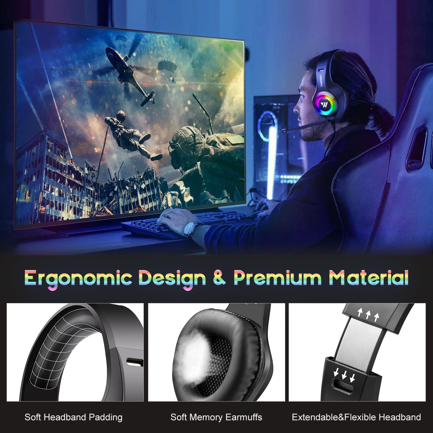 Wintory-M3-Gaming-Headset-Stereo-RGB-Light-50mm-Driver-Stereo-Adjustable-Noise-Canceling-Headphone-w-1910974-2