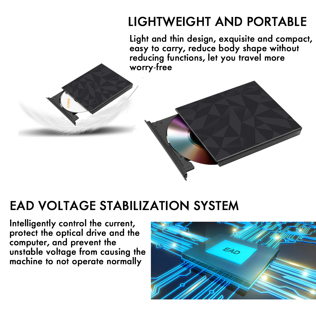 Mechzone-Portable-USB30-Type-C-Optical-Drives-Black-Tray-Type-External-DVD-RW-Max24X-High-speed-Data-1702821-4