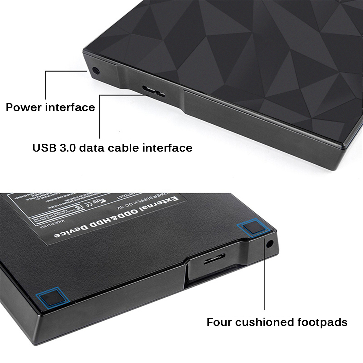 Mechzone-Portable-USB30-Type-C-Optical-Drives-Black-Tray-Type-External-DVD-RW-Max24X-High-speed-Data-1702821-6