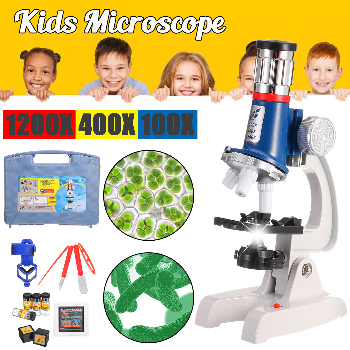 1200X-400X-100X-Magnification-Kids-Microscope-Children-Science-Educational-Toy-1887283-2