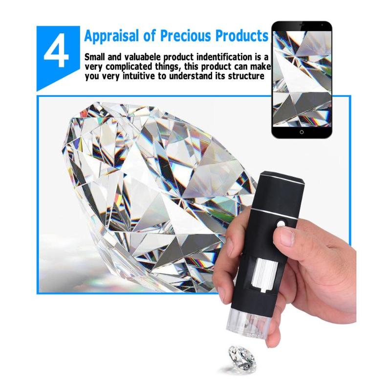 500X-8-LED-Wireless-Camera-2MP-Wifi-Digital-Microscope-Magnifier-with-Base-Stand-Holder-1431558-5