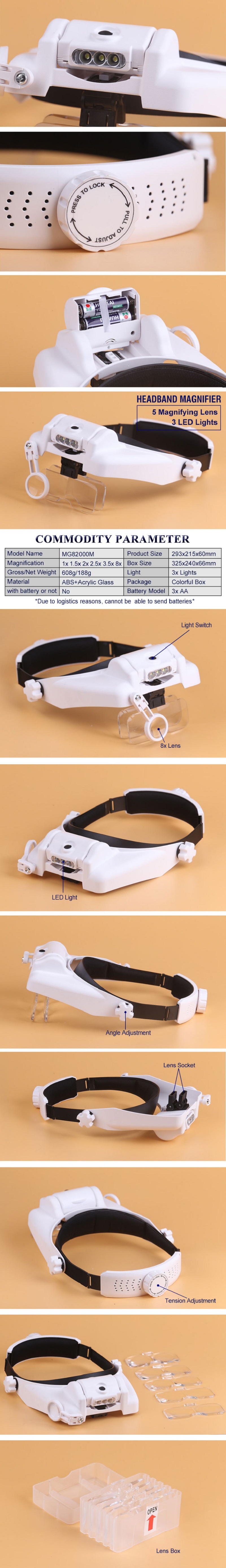 82000M-Headband-Magnifier-Multi-functional-Loupe-Led-Head-Mounted-Magnifying-Glass-With-5-Replaceabl-1700448-5