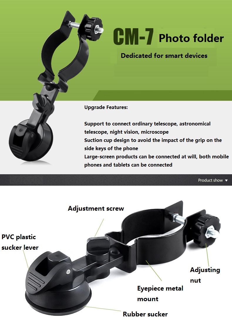 Adjustable-Microscope-Bracket-Mobile-Phone-Holder-Photo-Taking-Clip-Bracket-Birdwatching-Mirror-Brac-1618646-1