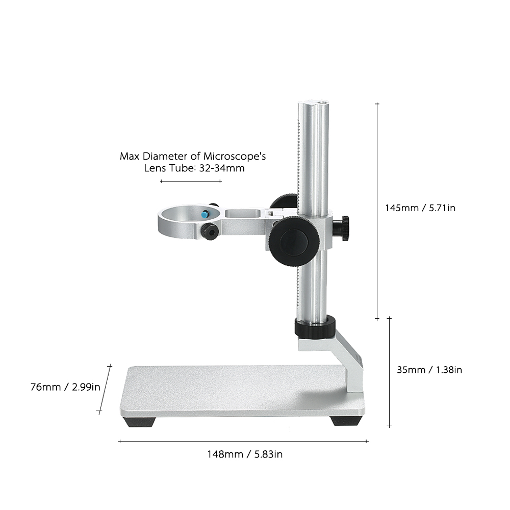 Aluminum-Alloy-Stand-Bracket-Holder-Microscope-Holder-for-Digital-Microscope-Suitable-for-Most-Model-1194155-6