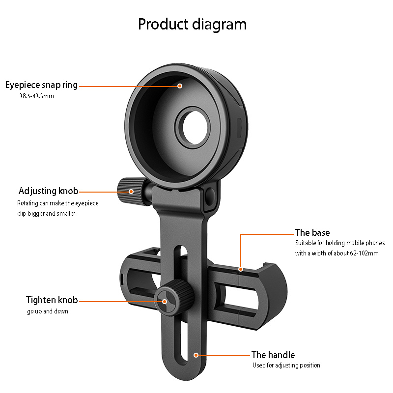 Cell-Phone-Adapter-with-Spring-Clamp-Mount-Monocular-Microscope-Accessories-Adapt-Telescope-Mobile-P-1762827-9