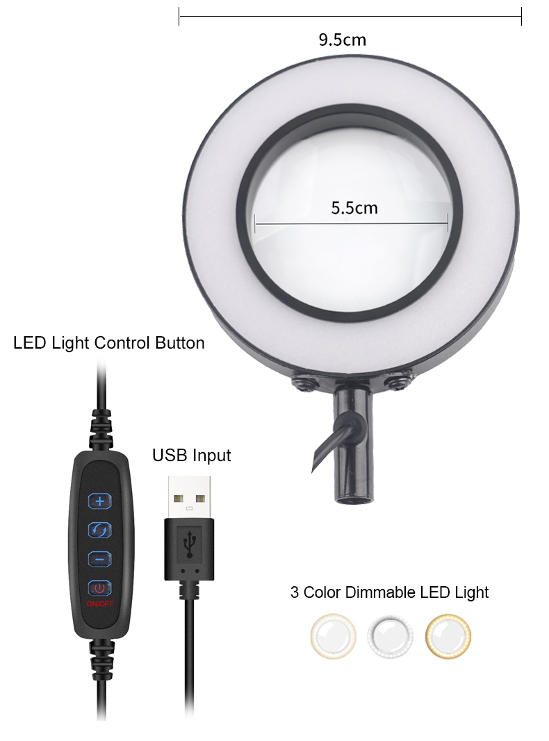 Desk-Clip-Magnifier-PCB-Soldering-Holder-3X-Magnifier-with-LED-Light-3Pcs-Flexible-Arm-Soldering-Thi-1872381-5