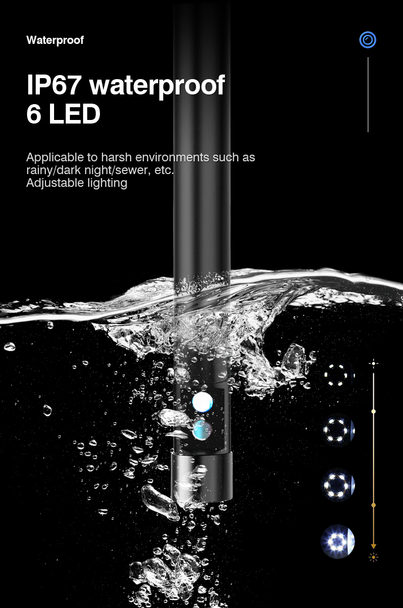 INSKAM-451-1-Single-Len-45inch-IPS-Display-19201080-Industrial-Borescope-IP67-Waterproof-Camera-with-1868719-8