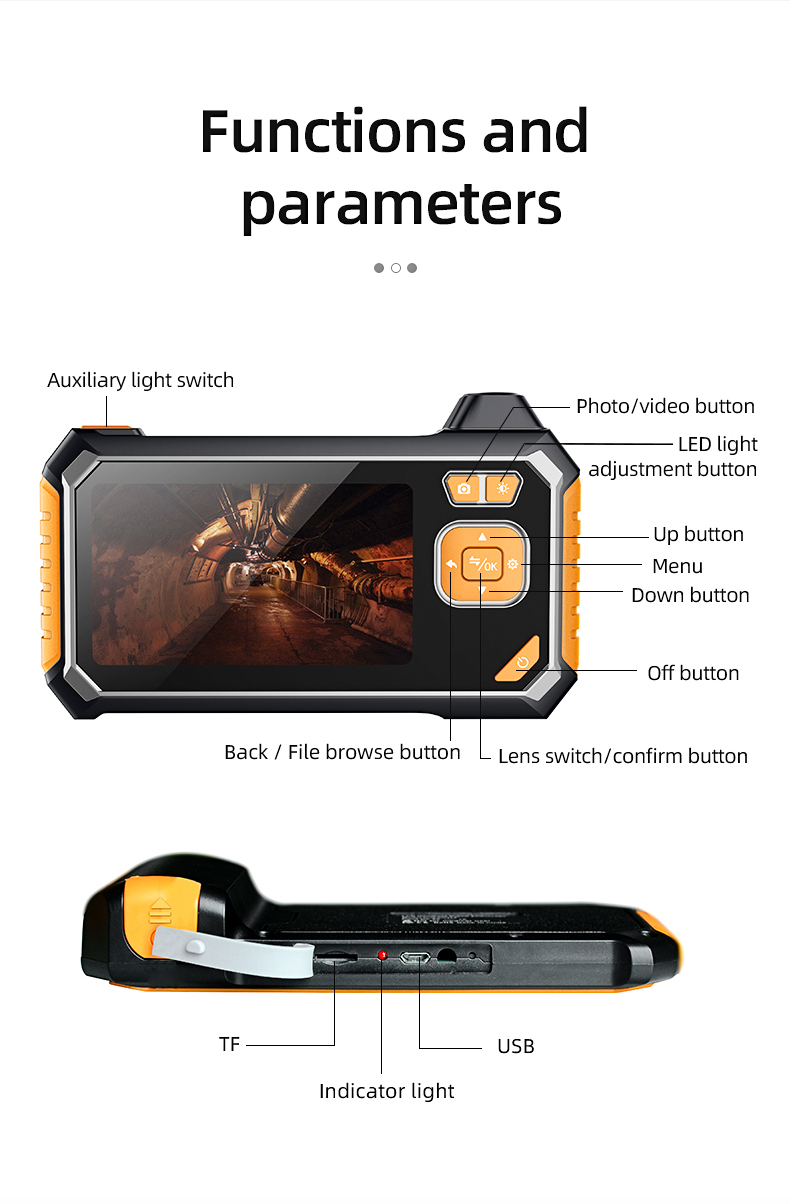 Inskam113-1-Single-len-1510M-Borescope-HD-1080P-Hard-Wire-43-inch-Large-Screen--IP67-Waterproof-for--1749710-10