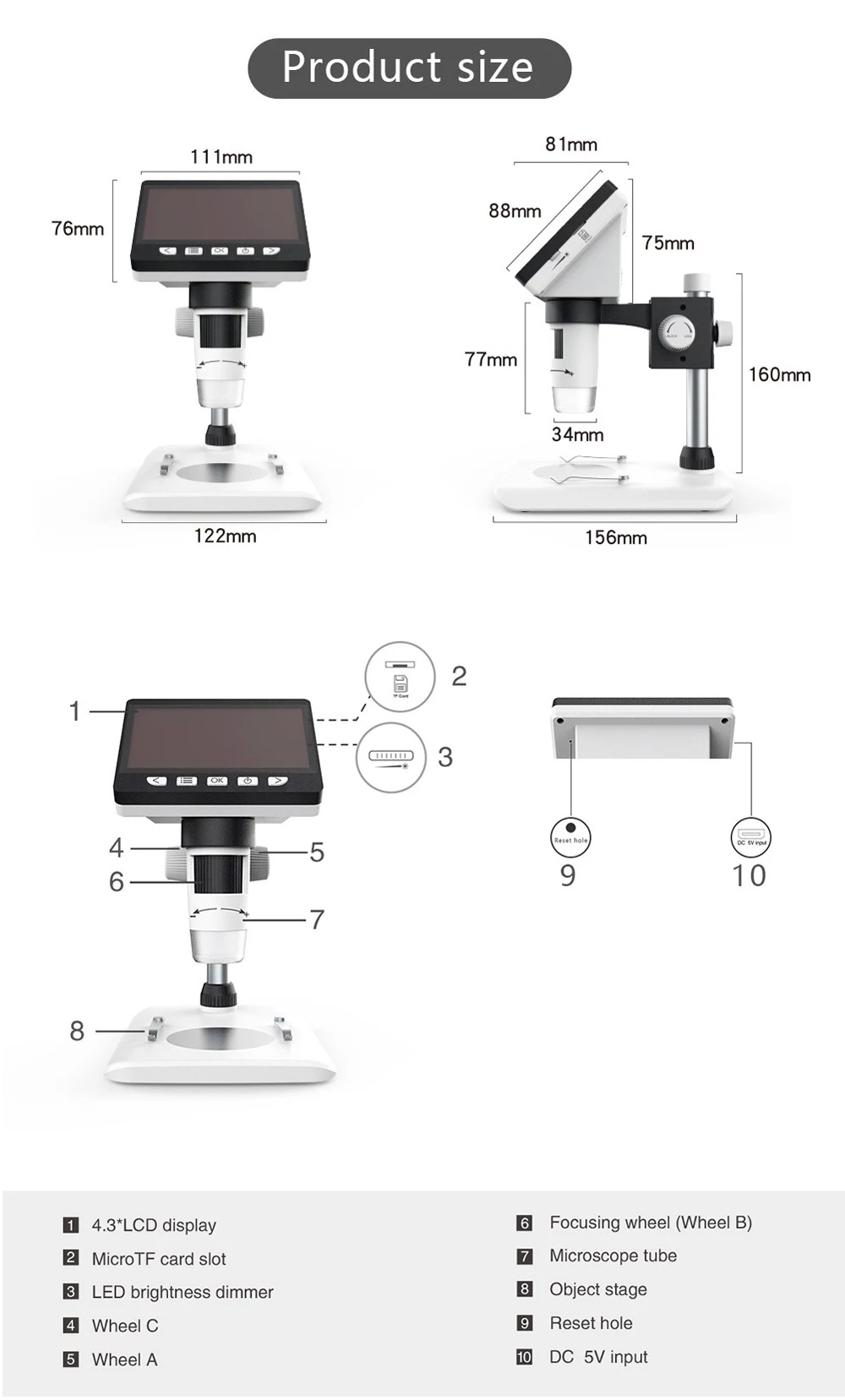 MUSTOOL-G700-43-Inches-HD-1080P-Portable-Desktop-LCD-Digital-Microscope-Support-10-Languages-8-Adjus-1360536-10