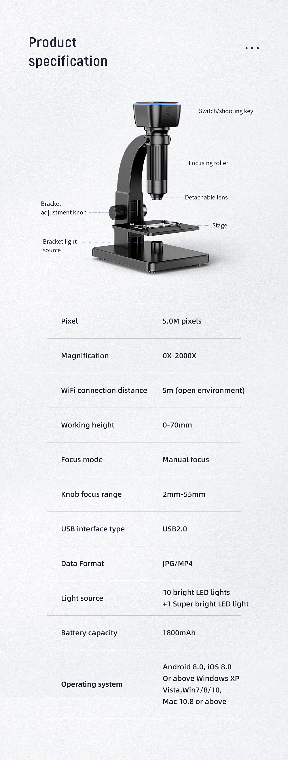 MUSTOOL-MT315W-HD-2000X-WIFI-Digital-MicroscopeMobile-Phone-Holder-Clip-Dual-Lens-USB-Microbiologica-1857945-13