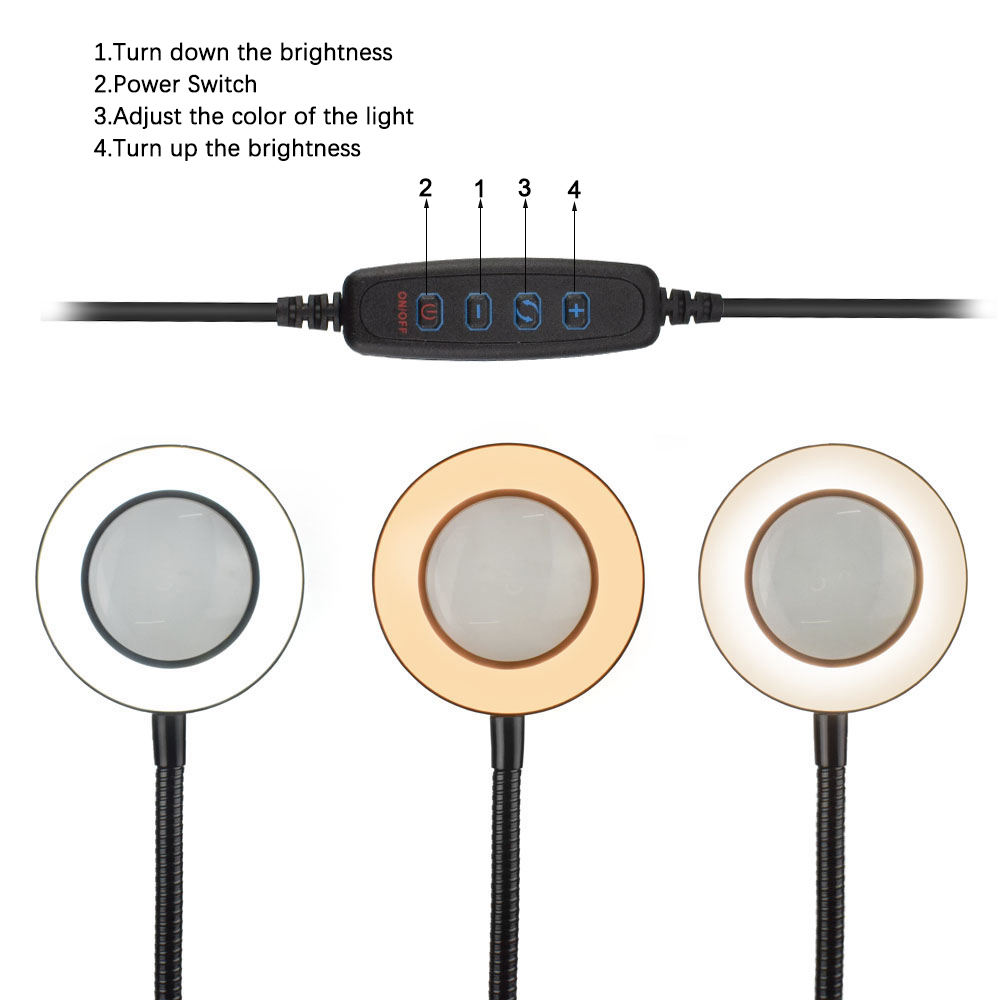 Universal-Arm-Desk-LED-Light-Magnifying-Glass-3-Colors-Illuminated-Magnifier-Lamp-360deg--Light-Repa-1858071-2