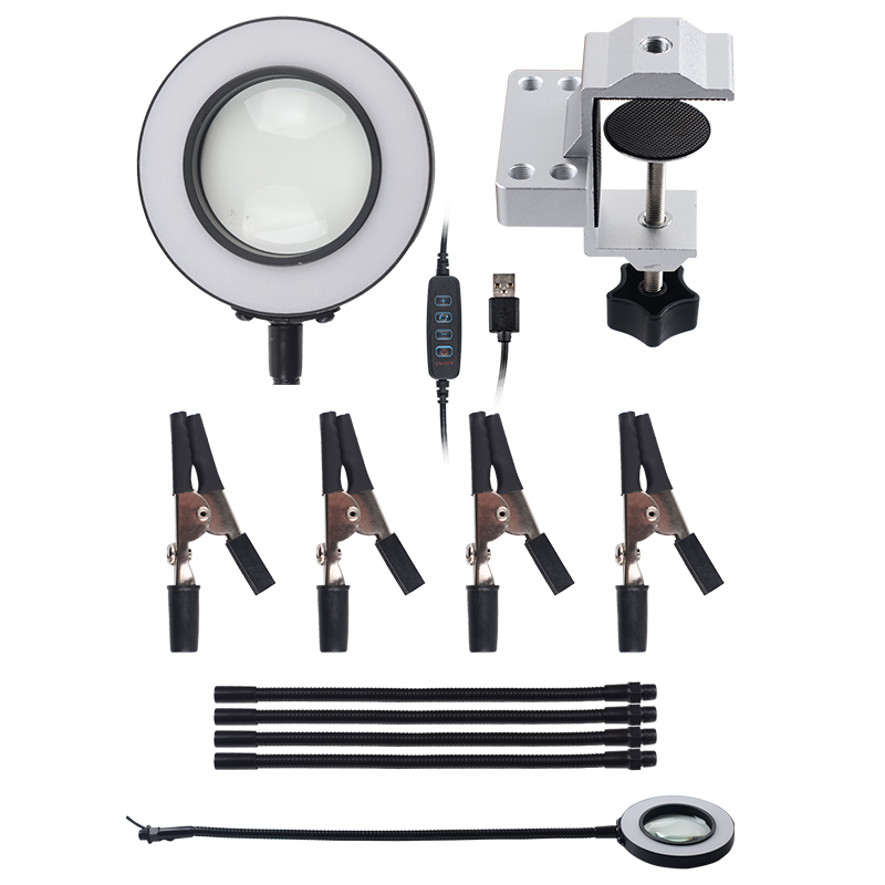 Universal-Arm-Desk-LED-Light-Magnifying-Glass-3-Colors-Illuminated-Magnifier-Lamp-360deg--Light-Repa-1858071-13
