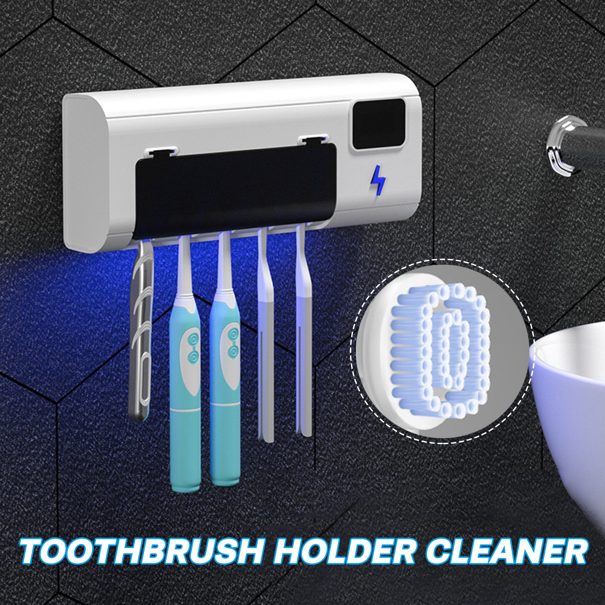 1500mAh-5V-37A-Toothbrush-Holder-Organizor-Home-Bathroom-Wall-Mounted-Purple-LightUVC-UVA-Lighting-T-1790462-1