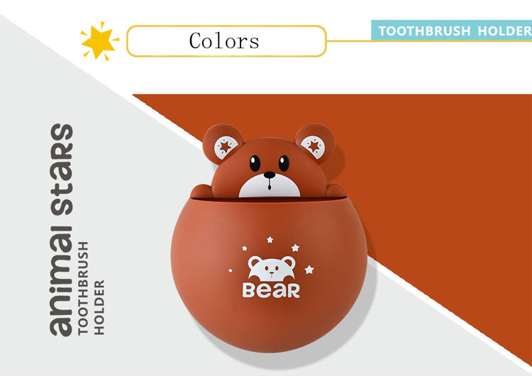Honana-BX-Suction-Toothbrush-Holder-Wall-Mounted-Cartoon-Plastic-Toothpaste-Box-Bathroom-Storage-1312380-5