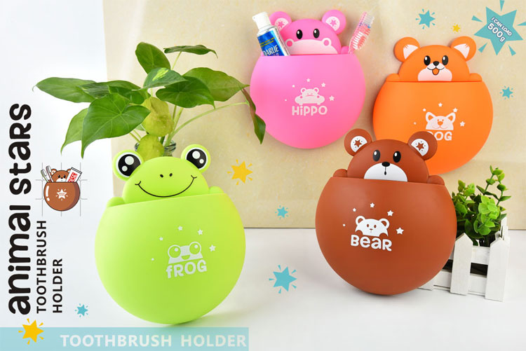 Honana-BX-Suction-Toothbrush-Holder-Wall-Mounted-Cartoon-Plastic-Toothpaste-Box-Bathroom-Storage-1312380-6