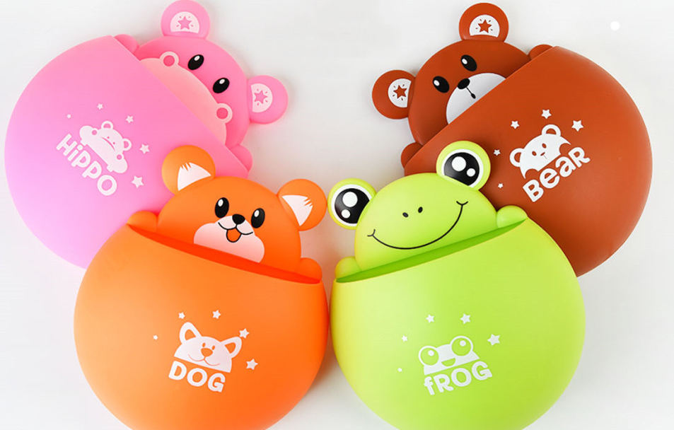 Honana-BX-Suction-Toothbrush-Holder-Wall-Mounted-Cartoon-Plastic-Toothpaste-Box-Bathroom-Storage-1312380-9