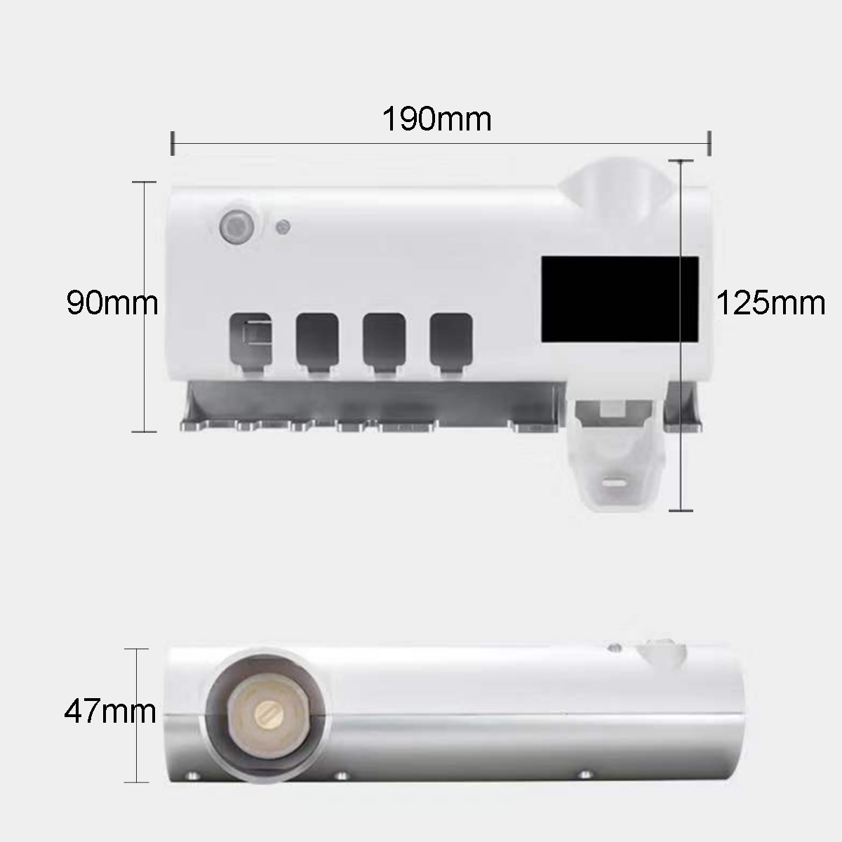 Solar-Charging-Infrared-Toothbrush-Sterilizer-Holder-Automatic-Toothpaste-Dispenser-Magnetic-Suction-1622988-7