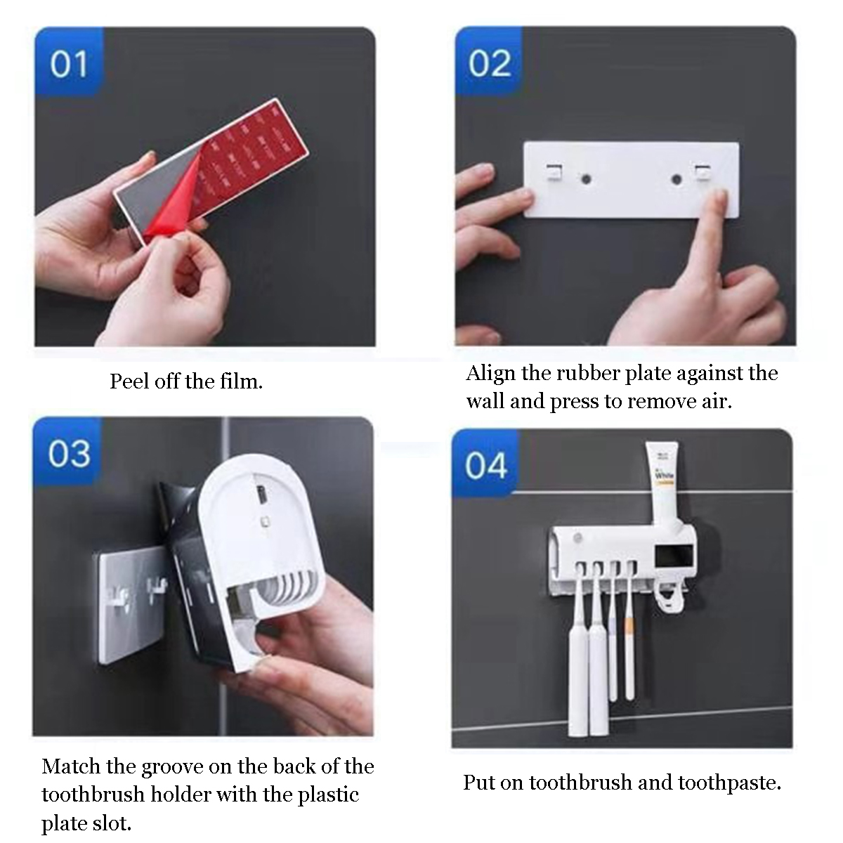 Solar-Charging-Infrared-Toothbrush-Sterilizer-Holder-Automatic-Toothpaste-Dispenser-Magnetic-Suction-1622988-8