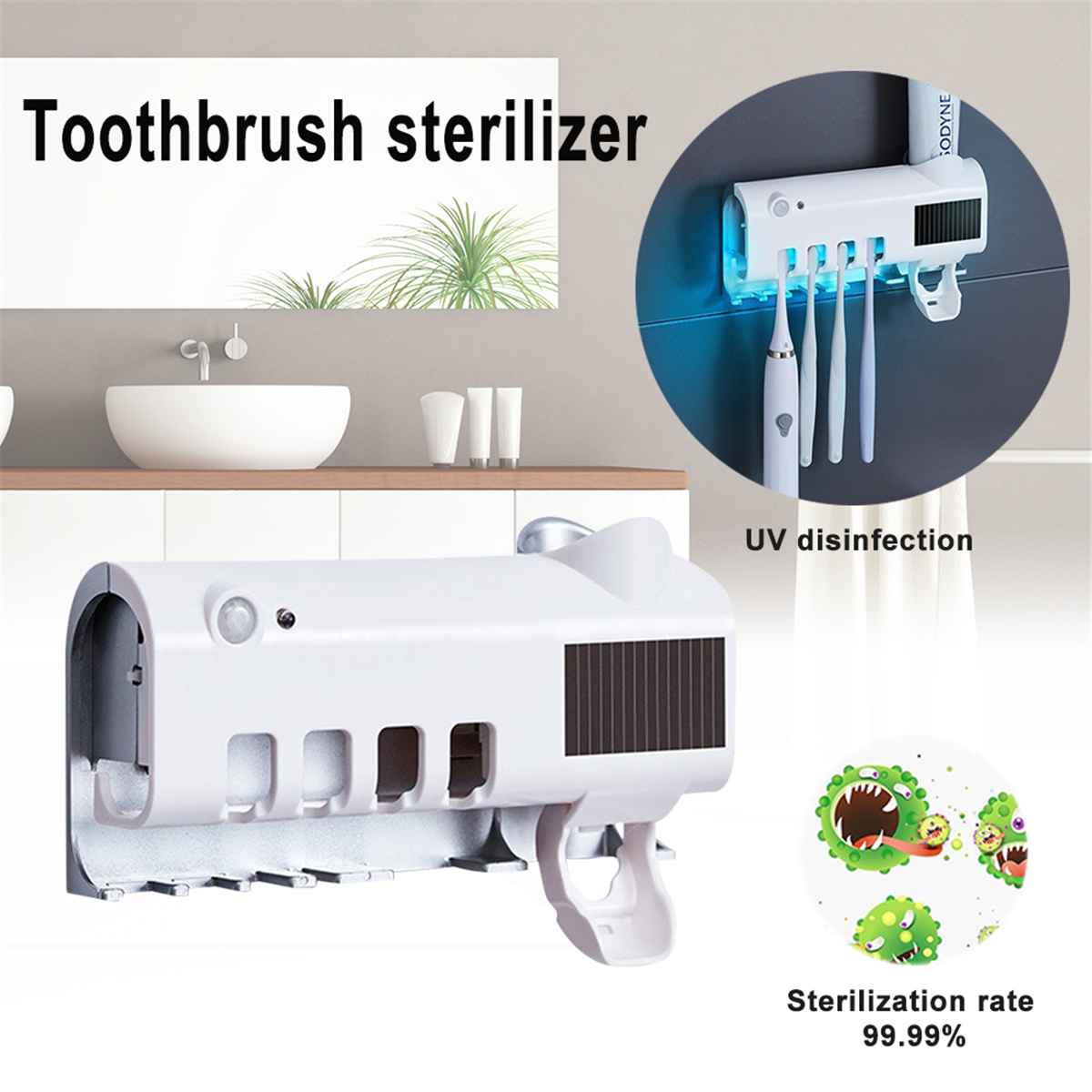UV-Light-Toothbrush-Holder-Sterilizer-Cleaner-Automatic-Toothpaste-Dispenser-1690086-2