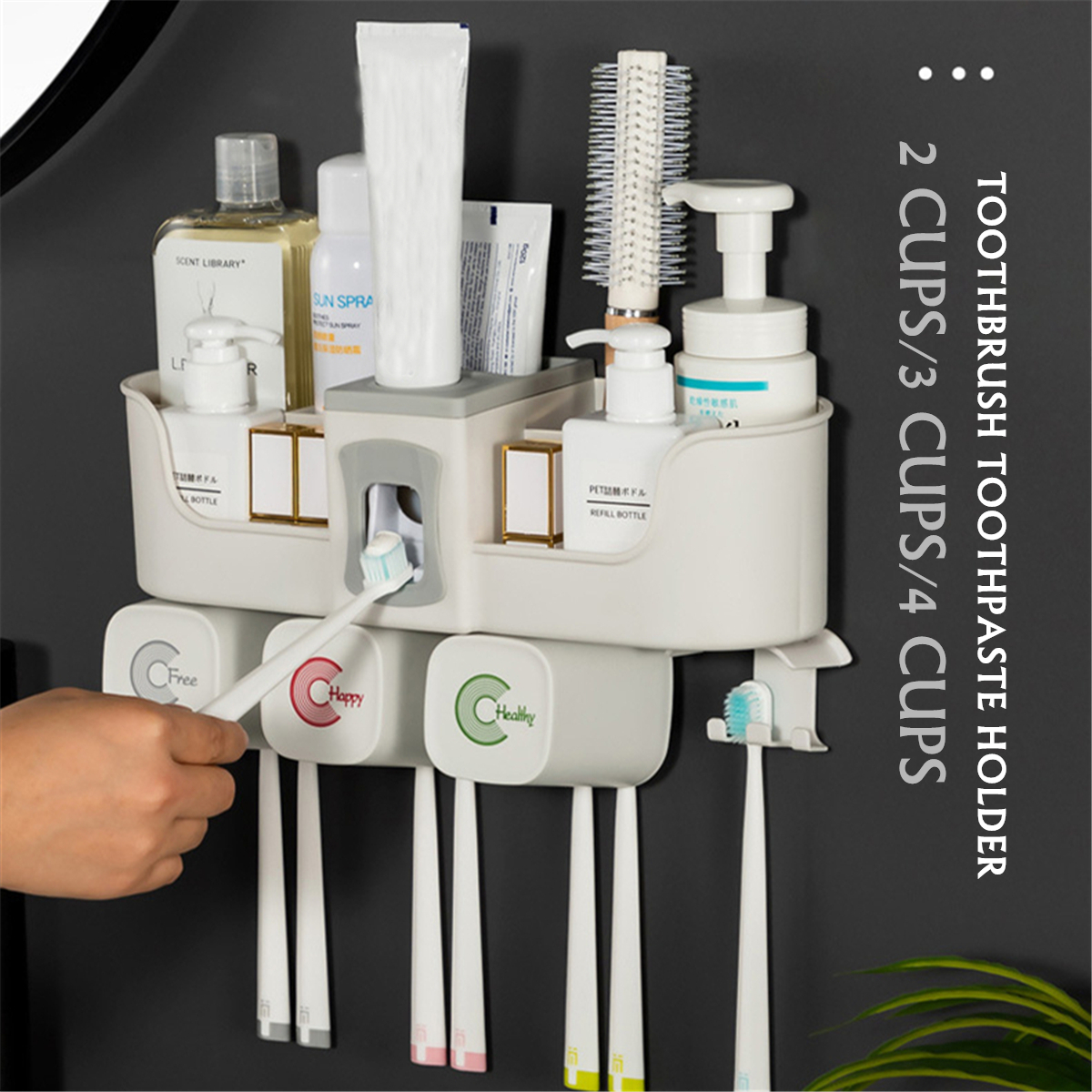Wall-Mount-Toothbrush-Holder-Auto-Toothpaste-Dispenser-234-Cup-Holder-Organizer-Set-1696207-1