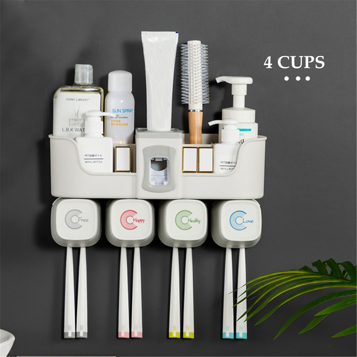 Wall-Mount-Toothbrush-Holder-Auto-Toothpaste-Dispenser-234-Cup-Holder-Organizer-Set-1696207-5