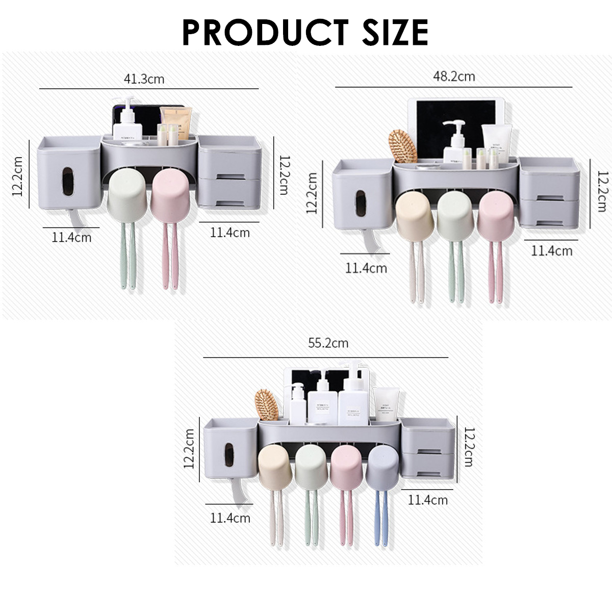 Wall-Mounted-Toothbrush-Holder-Stand-Toothpaste-Storage-Organizer--234-Cups-1670932-10