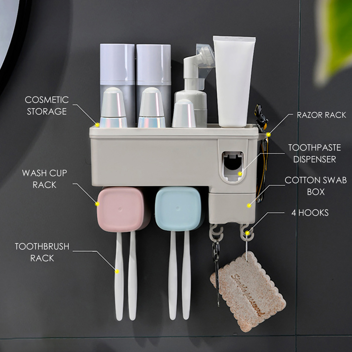 Wall-mounted-Toothbrush-Holder-Toothpaste-Dispenser-Bathroom-Storage-Organizer-1663757-3