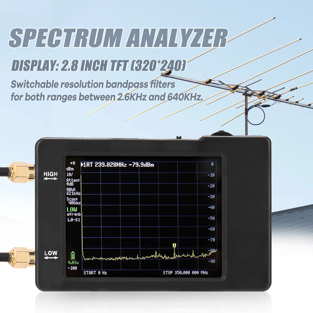 100kHz-350MHz-28-Inch-Handheld-Two-Inputs-Tiny-Spectrum-Analyzer-Touch-Screen-Spectrum-Analyzer-100--1824664-2