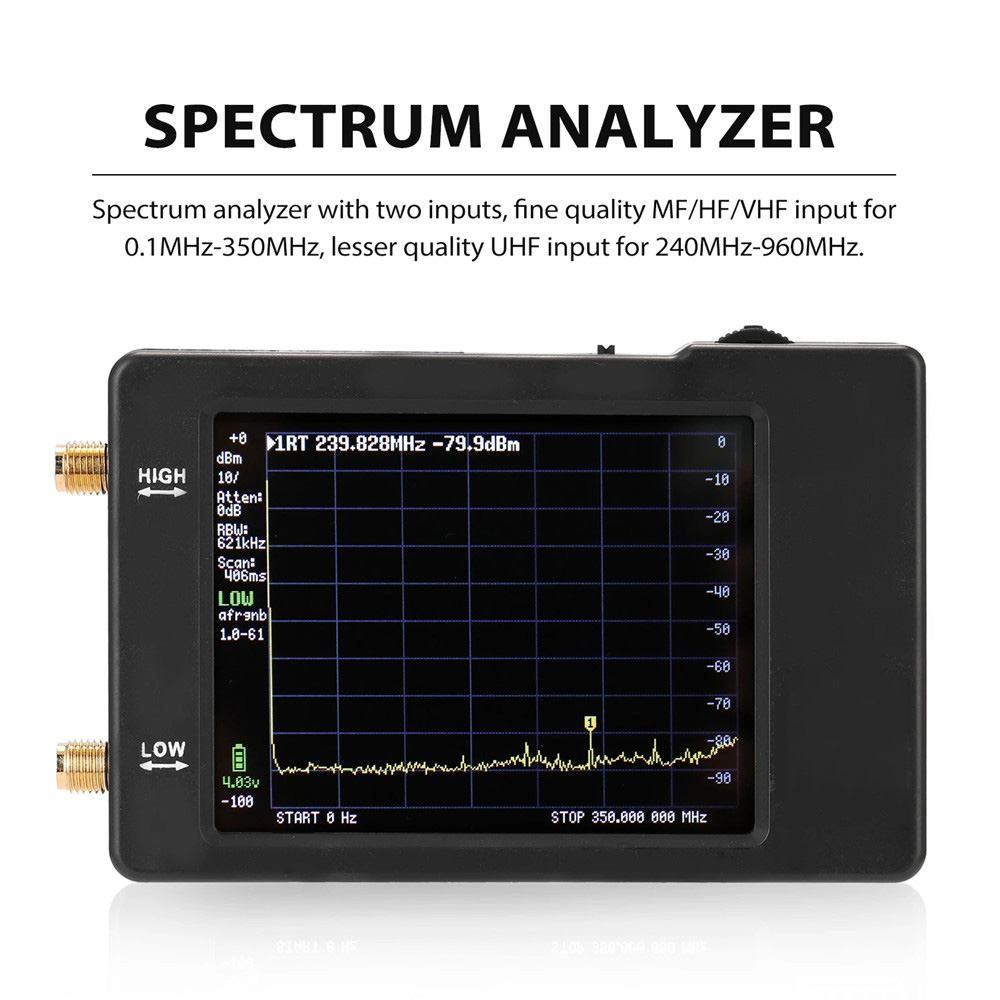 100kHz-350MHz-28-Inch-Handheld-Two-Inputs-Tiny-Spectrum-Analyzer-Touch-Screen-Spectrum-Analyzer-100--1824664-3