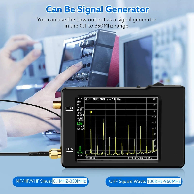 100kHz-350MHz-28-Inch-Handheld-Two-Inputs-Tiny-Spectrum-Analyzer-Touch-Screen-Spectrum-Analyzer-100--1824664-8