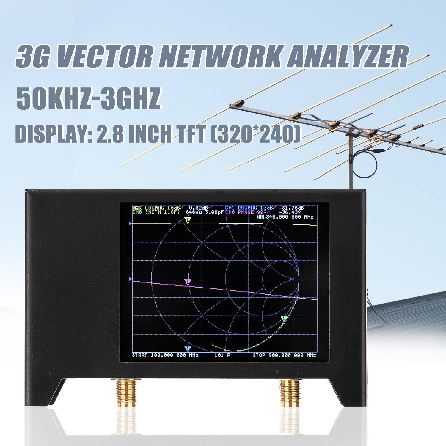 28-Inch-Screen-3G-50KHz-3GHz-Vector-Network-Analyzer-S-A-A-2-NanoVNA-V2-Antenna-Analyzer-Shortwave-H-1754279-2