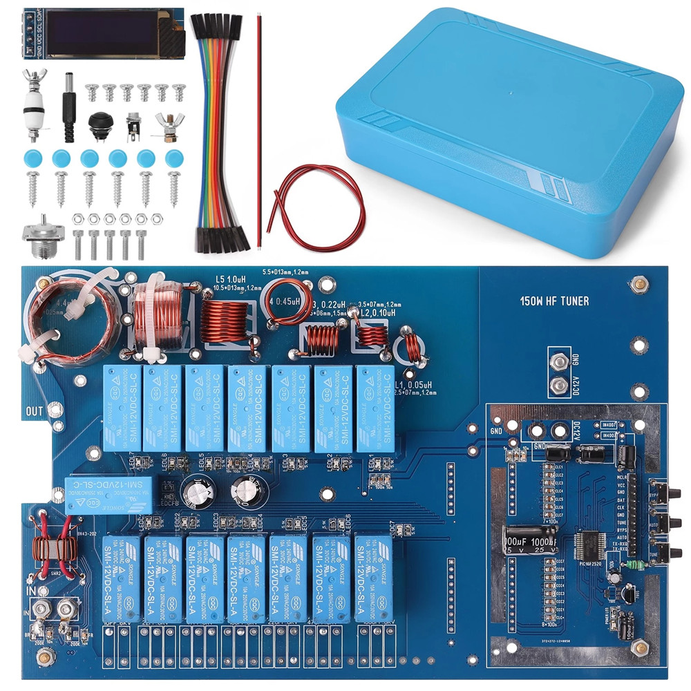 AT50-150W-19-54MHz-HF-Shortwave-Automatic-Antenna-Tuner-with-Housing-Assembled--ATU100-ATU-100-Serio-1825506-4