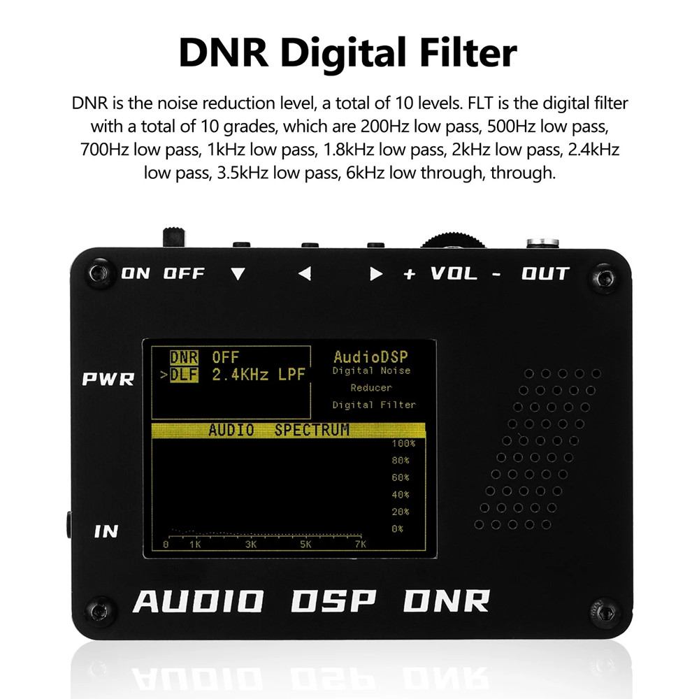 Audio-DSP-Noise-Reducer-DNR-Digital-Filter-SSB-CW-Ham-Radio-ICO-M-FT-817-857-897-KX3-FT-818--Speaker-1814161-1