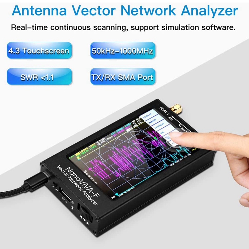 NanoVNA-F-Portable-Handheld-Vector-Network-Analyzer-SWR-Meter-50KHz-1000MHz-43-Inch-IPS-TFT-Digital--1595601-4