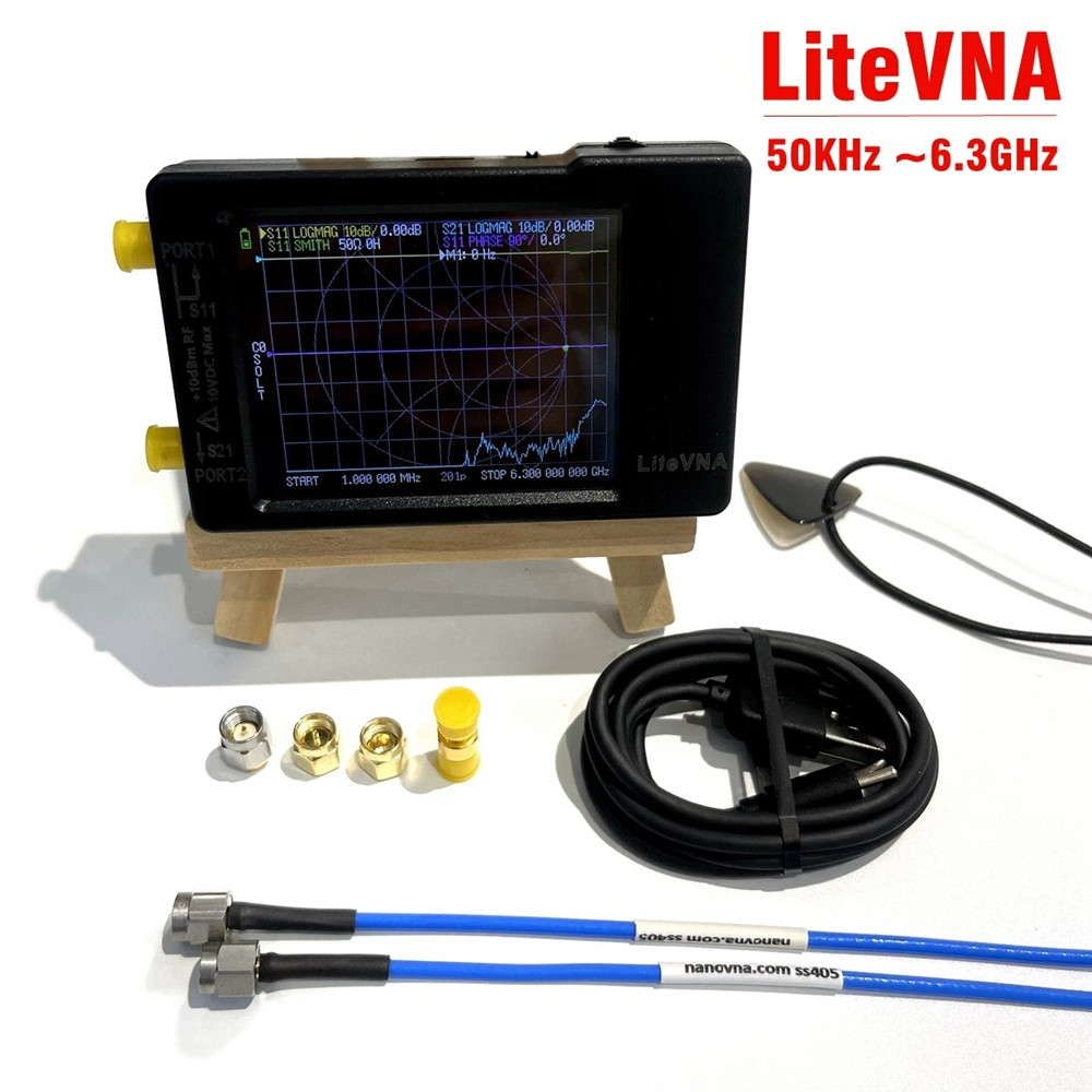Original-Hugen-50kHz-63GHz-LiteVNA-28quot395quot-Display-Vector-Network-Analyzer-HF-VHF-UHF-Antenna-1913891-1