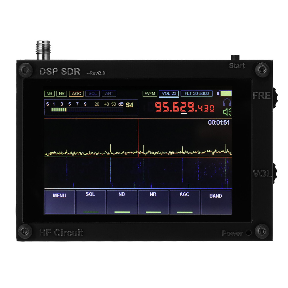 Ultra-thin-50KHz-200MHz-Malahit-SDR-Receiver-Malachite-DSP-Software-Defined-Radio-35quot-Display-Bat-1789700-1