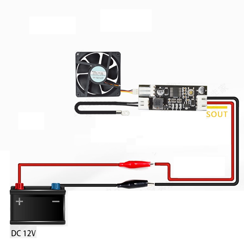 12V-DC-PWM-2-3-Wire-Fan-Temperature-Control-Speed-Controller-Noise-Reduction-Module-1811340-3