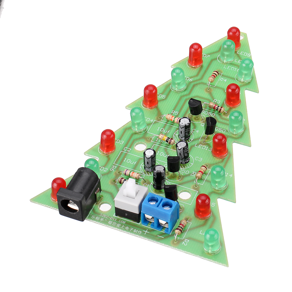 Assembled-Christmas-Tree-16-LED-Color-Light-Electronic-PCB-Decoration-Tree-Children-Gift-Ordinary-Ve-1602765-7