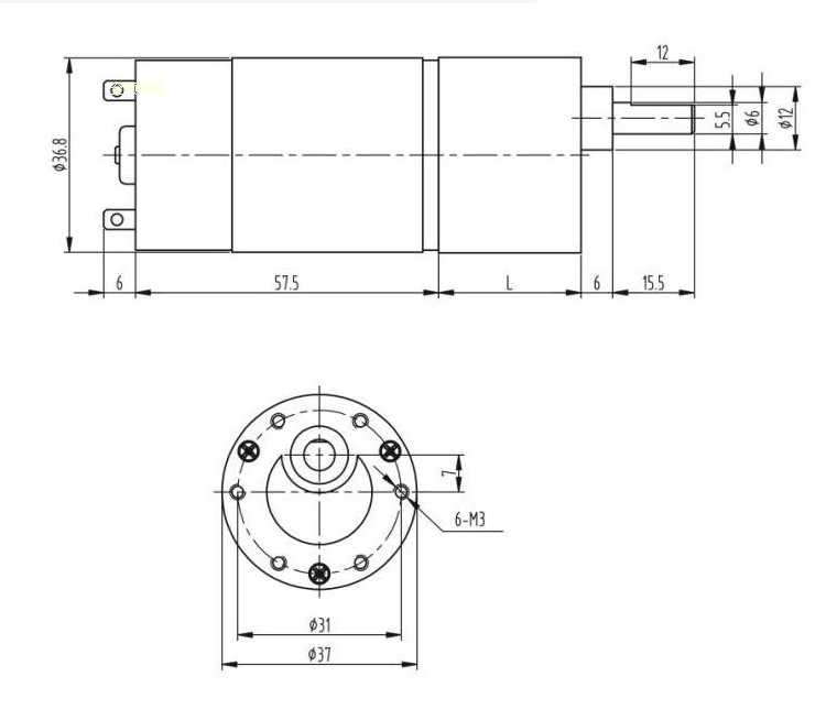 JGB37-550-Large-Torque-Gear-Motor-DC12V-Reducer-Motors-Reversed-with-Metal-Gearbox-Cooling-Fan-1834731-2