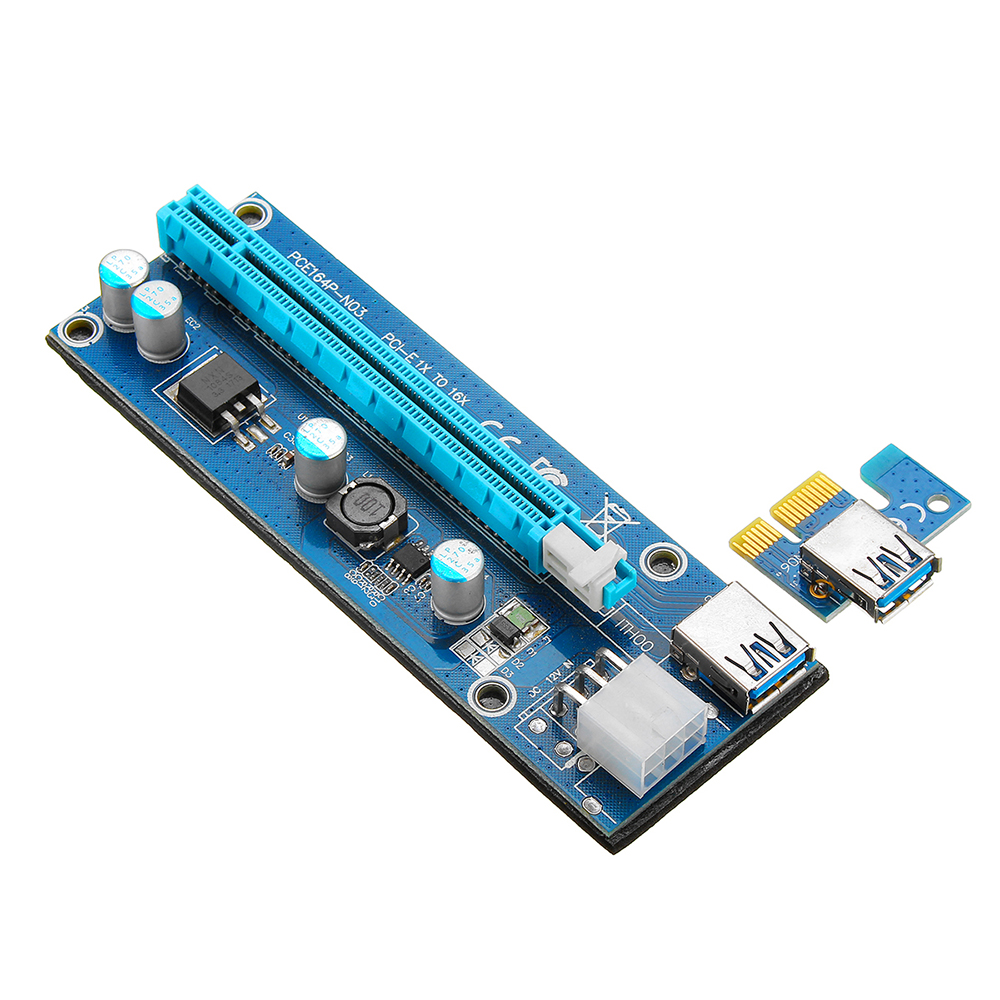 PCI-Express-PCI-E-1X-to-16X-Riser-Card-6Pin-PCIE-USB30-SATA-Expansion-Cable-for-Miner-Mining-BTC-Ded-1439314-6
