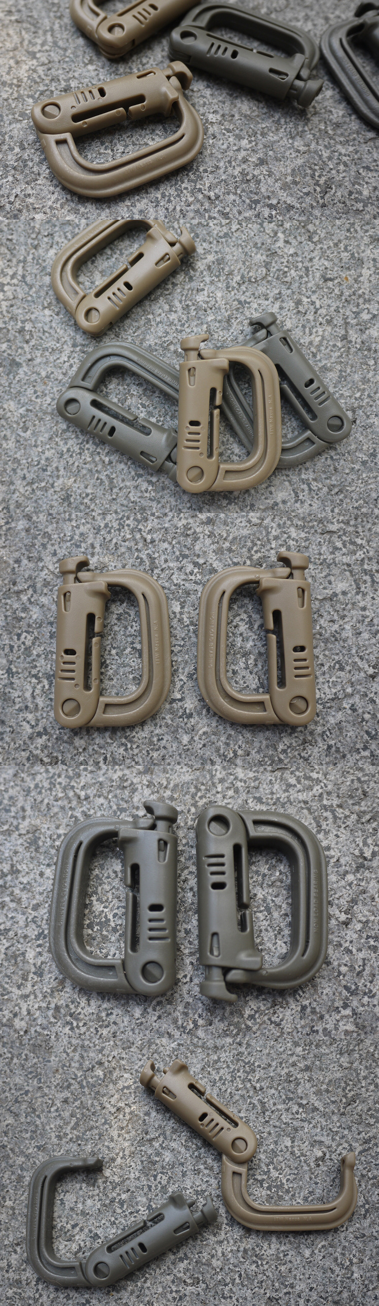 1-Piece-MOLLE-ITW-Nexus-GrimLoc-D-Ring--Locking-Clips-4-Colors-for-Optional-1000599-2