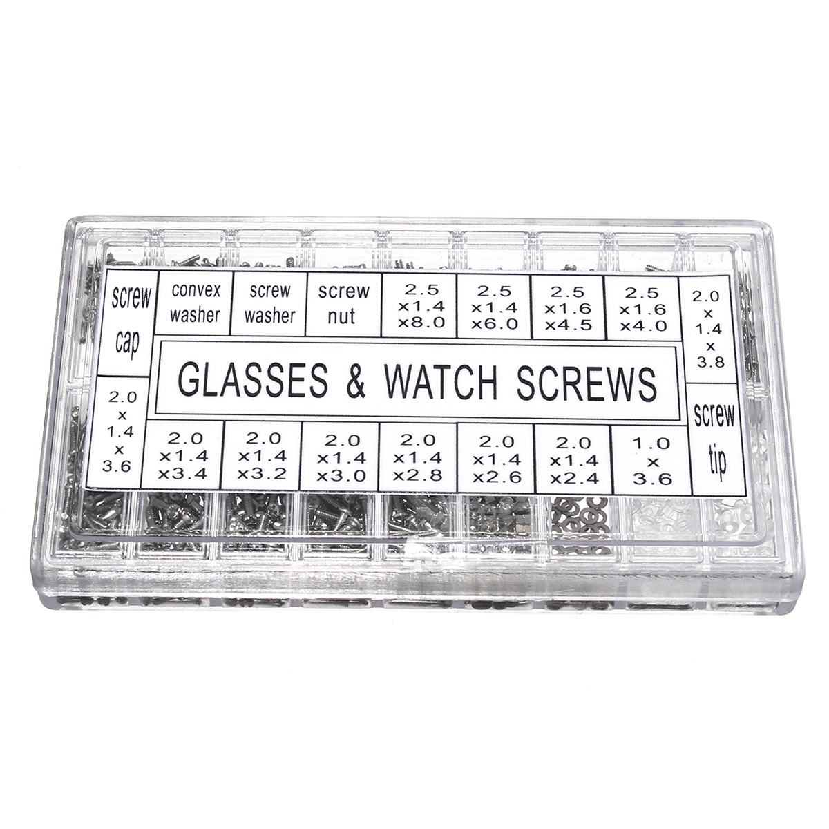 1000Pcs-Micro-Eyeglass-Sunglass-Spectacles-Tiny-Screw-Nut-Set-Repair-Kit-Tools-1292333-2