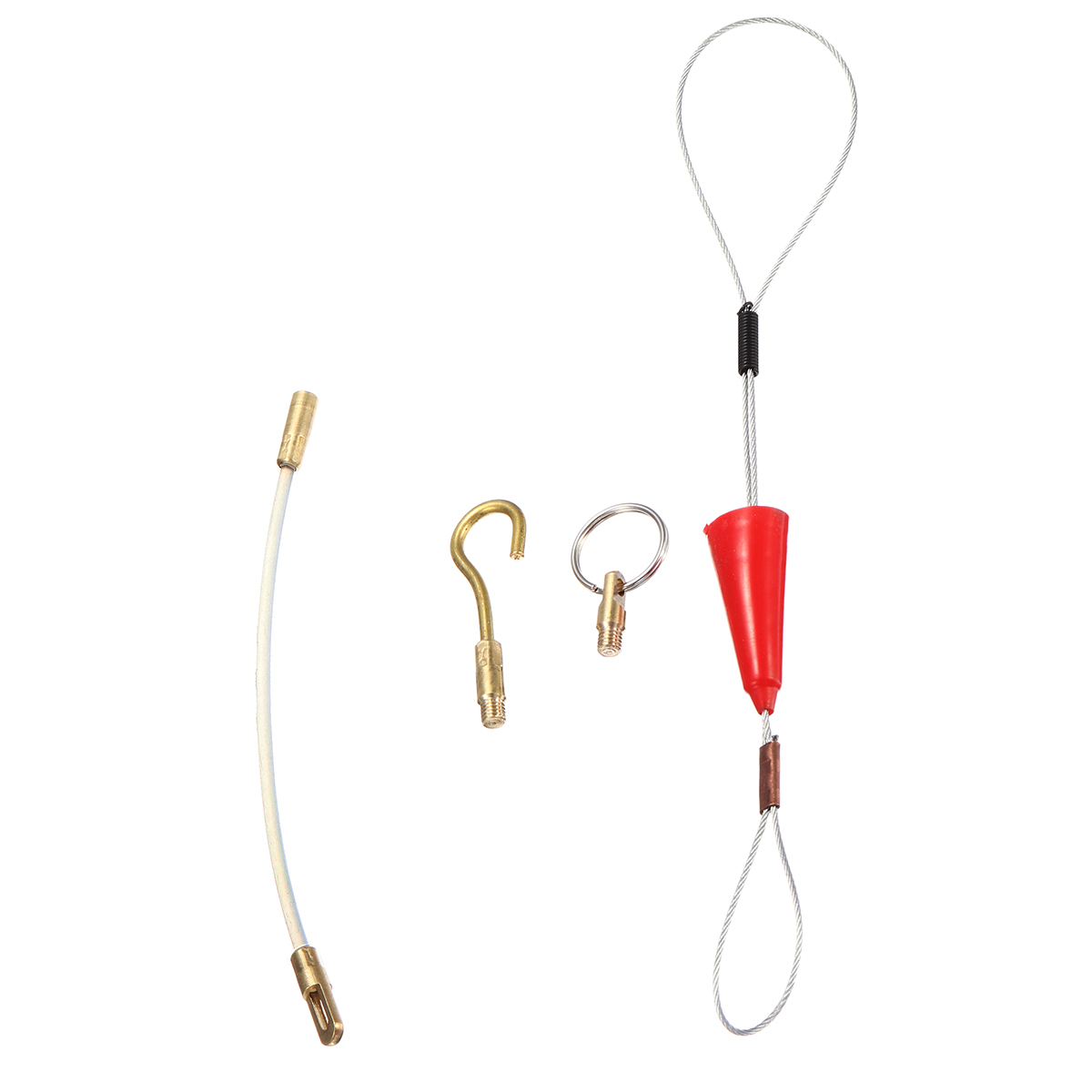 10Pcs-6mm-1M-Fiberglass-Wire-Cable-Puller-Rod-Electrician-Push-Puller-Duct-Fish-Tape-1364104-10